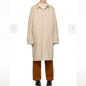 Saturdays Men’s NYC Clyde Classic Khaki Trench Coat XL NWT